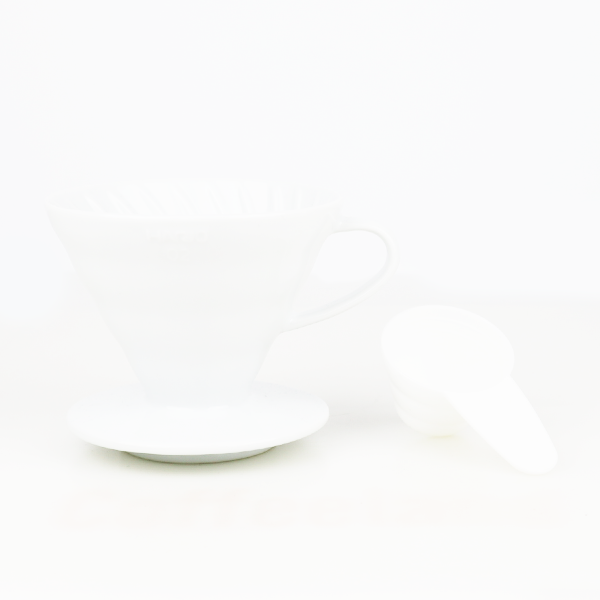 HARIO V60-02 Keramický dripper (biely)