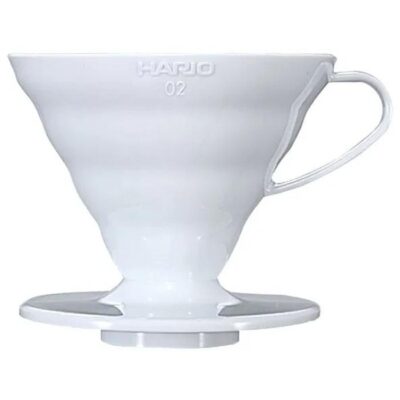 HARIO V60-02 plastový dripper (biely)